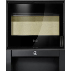 POÊLE À BOIS LEMAN 8kW ACIER NOIR