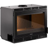 INSERT BOIS AURORE PLUS 70 TURBO 8kW ANTHRACITE