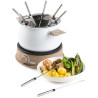 APPAREIL À FONDUE INOX 2L 1500W POIGNÉES COOL TOUCH BASE ET POIGNÉES IMITATION BOIS THERMOSTAT RÉGLABLE