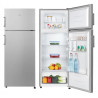 REF 2P AMICA AF7202S SILVER 
Dégivrage automatique 
Porte réversible 
Bac à fruits et légumes : 1
Clayettes verre