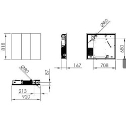 POELE PELLETS ECOFOREST 20920 MIAMI GLASS