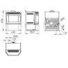 POELE PELLETS ECOFOREST 20500 ECO-I ANTRACITE
