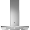 HOTTE DÉCORATIVE MURALE LARGEUR 90CM INOX