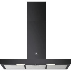HOTTE MURALE BOX 600M3H CLASSE C LARGEUR 90CM NOIR