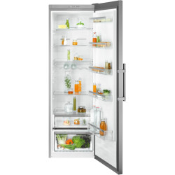 RÉFRIGÉRATEUR 1 PORTE TOUT UTILE 390L 186CM CLASSE E INOX