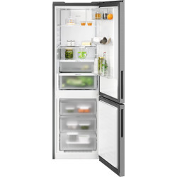 RÉFRIGÉRATEUR COMBINÉ 225+103L 187CM CLASSE D INOX BROSSÉ
