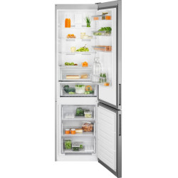 RÉFRIGÉRATEUR COMBINÉ 266+38L CLASSE E INOX