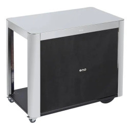 CHARIOT ACHILLE INOX/MARINE AVEC RIDEAU