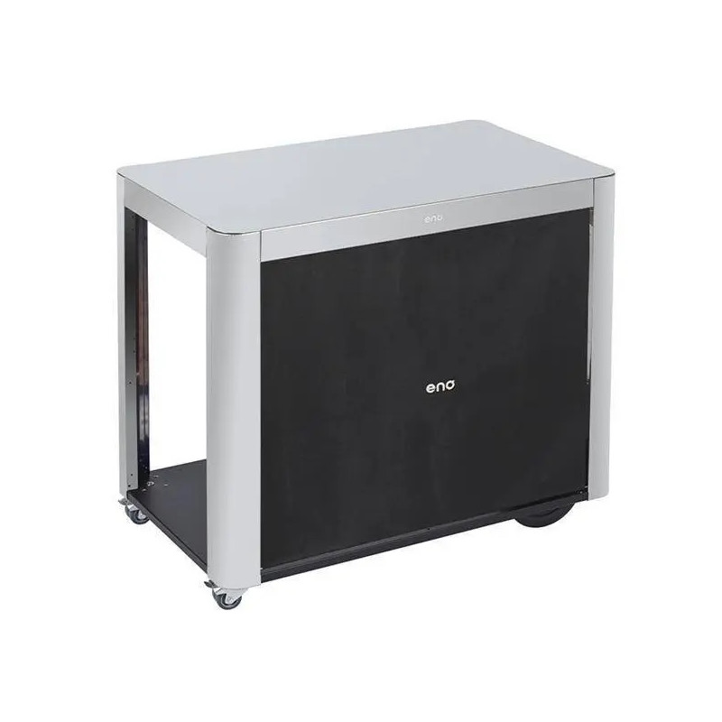 CHARIOT ACHILLE INOX/MARINE AVEC RIDEAU