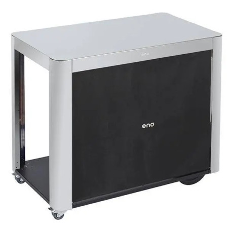 CHARIOT ACHILLE INOX/MARINE AVEC RIDEAU