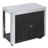 CHARIOT ACHILLE INOX/MARINE AVEC RIDEAU