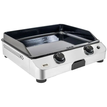 PLANCHA À GAZ 2 BRÛLEURS 60 FUSION INOX