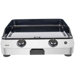 PLANCHA À GAZ 2 BRÛLEURS 60 FUSION INOX