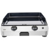 PLANCHA À GAZ 2 BRÛLEURS 60 FUSION INOX