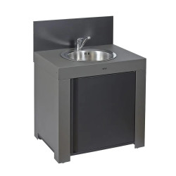 MODULO : MODULE ÉVIER / MITIGEUR GRIS CARGO/NOIR