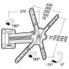 SUPPORT MURAL INCL./ORI. ERARD CLIFF400TW90 043440