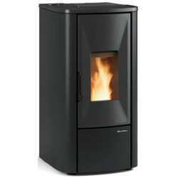 POÊLE À GRANULÉS LINA TOP 7kW VENTILÉ ÉTANCHE NOIR