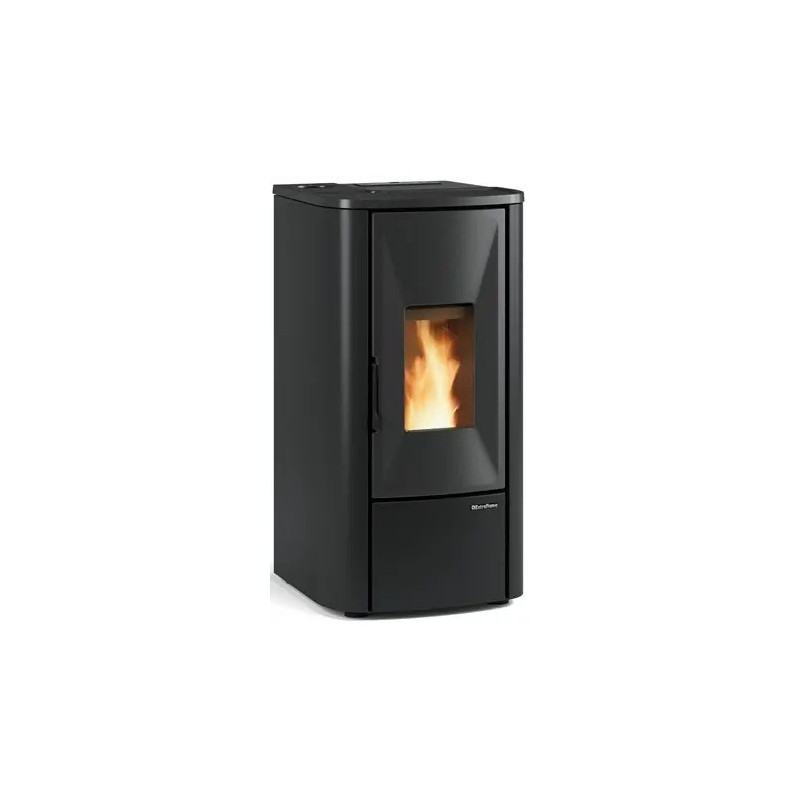 POÊLE À GRANULÉS LINA TOP 7kW VENTILÉ ÉTANCHE NOIR