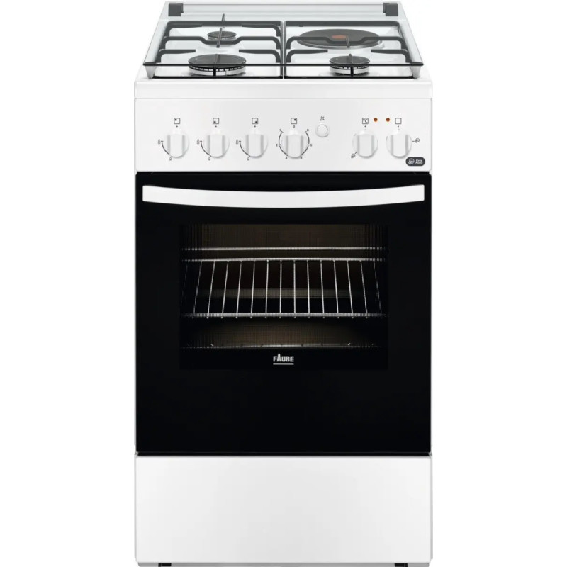 CUISINIERE MIXTE FAURE FCM54041WA BLANC
