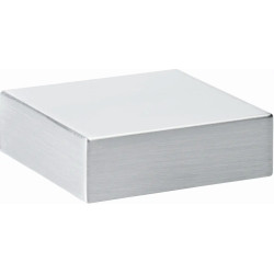 129019 BOUTON ROTATIF CARRE FINITION INOX D35MM
