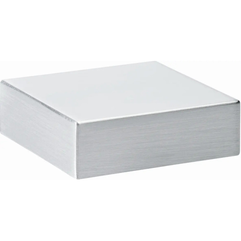 129019 BOUTON ROTATIF CARRE FINITION INOX D35MM