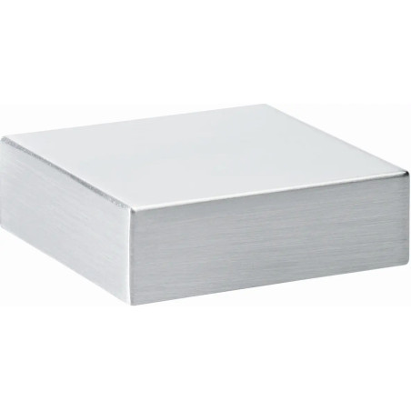 129019 BOUTON ROTATIF CARRE FINITION INOX D35MM