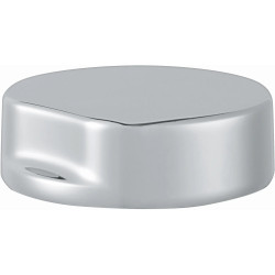 128883 BOUTON ROTATIF ROND FINITION CHROME D35MM