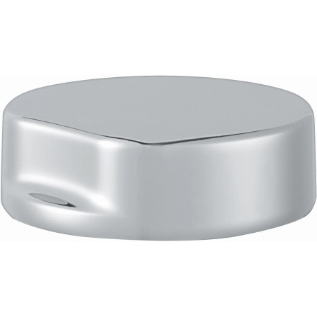 128883 BOUTON ROTATIF ROND FINITION CHROME D35MM