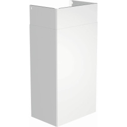 054175 CHEMINEE EVAC EXT H500/990MM BL