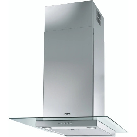 HOTTE 731201 LINE INOX/VERRE TRANSPARENT