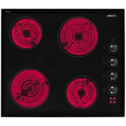 TABLE DE CUISSON VITROCÉRAMIQUE 60CM BEKO HIC64100