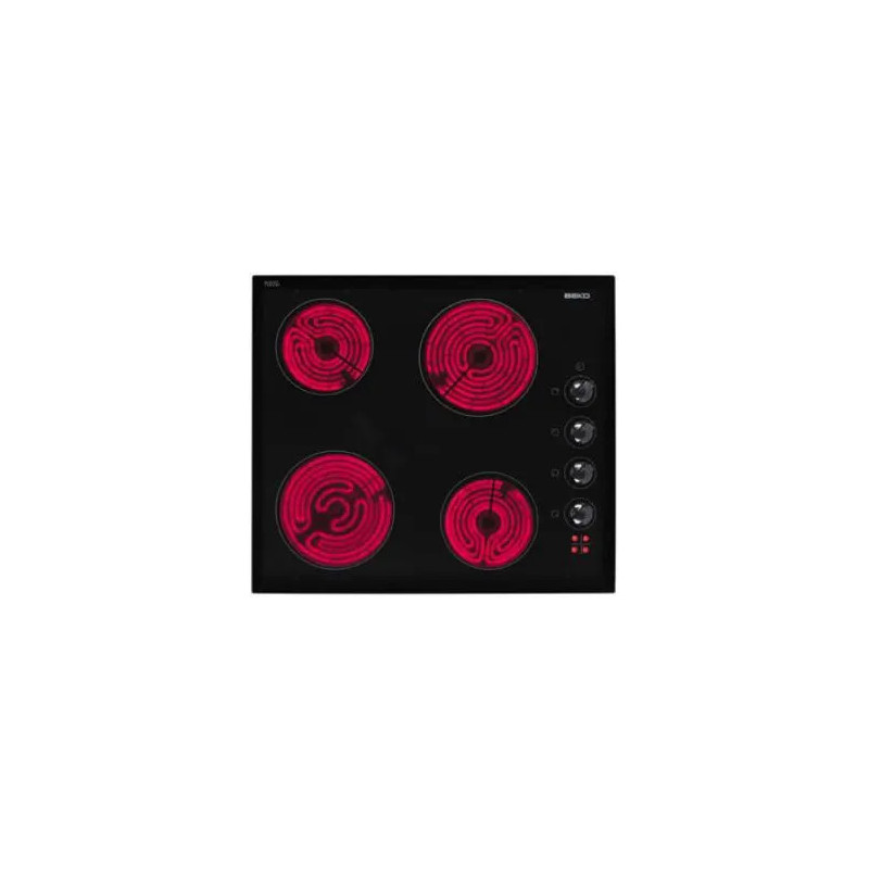 TABLE DE CUISSON VITROCÉRAMIQUE 60CM BEKO HIC64100