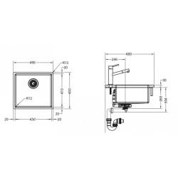 CUVE FRANKE 653248 BOX INOX