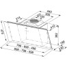 HOTTE 614690 SMART VERRE NOIR