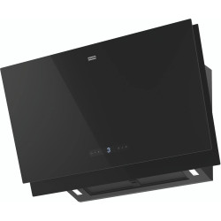 HOTTE VERTICALE 233810 MARIS PRO NOIR FUME/BANDES INOX FMA 2.0 PRO 907 BK