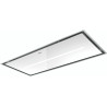 HOTTE DE PLAFOND 223057 AIR HUB INOX/VERRE BLANC MYTHOS FCMY 120 C WHG A AH