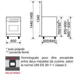 CUISINIERE GLEM GA660MIX