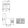 CUISINIERE GLEM GA85PMWH