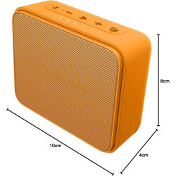 ENCEINTE BLUETOOTH 3,5W AUTONOMIE 30H ORANGE