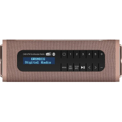 ENCEINTE RADIO BLUETOOTH 5 DAB+ 5W AUTONOMIE 8H ENTRÉE AUXILIAIRE COULEUR CAFE