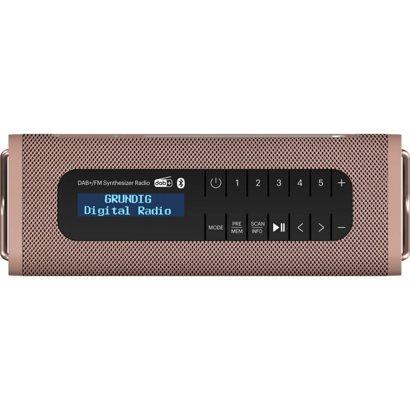 ENCEINTE RADIO BLUETOOTH 5 DAB+ 5W AUTONOMIE 8H ENTRÉE AUXILIAIRE COULEUR CAFE