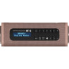 ENCEINTE RADIO BLUETOOTH 5 DAB+ 5W AUTONOMIE 8H ENTRÉE AUXILIAIRE COULEUR CAFE
