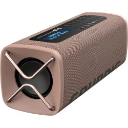 ENCEINTE RADIO BLUETOOTH 5 DAB+ 5W AUTONOMIE 8H ENTRÉE AUXILIAIRE COULEUR CAFE