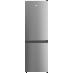 RÉFRIGÉRATEUR COMBINÉ 222+119L H185XL59,5CM CLASSE D EFFET INOX
