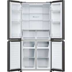 RÉFRIGÉRATEUR 4 PORTES 311+156L CLASSE E NOIR