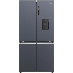 RÉFRIGÉRATEUR 4 PORTES 351+174L CLASSE E NOIR BROSSÉ