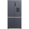 RÉFRIGÉRATEUR 4 PORTES 351+174L CLASSE E NOIR BROSSÉ