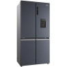 RÉFRIGÉRATEUR 4 PORTES 351+174L CLASSE E NOIR BROSSÉ