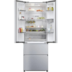 RÉFRIGÉRATEUR 2 PORTES + 2 TIROIRS 337+140L CLASSE E INOX
