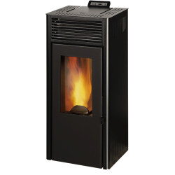 POÊLE À GRANULÉS NOLA 8 8KW ÉTANCHE NOIR